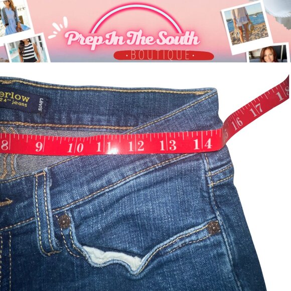 Levi’s 524 Too Superlow Jeans Size 5 28x28 Y2K Flare - Picture 7 of 10